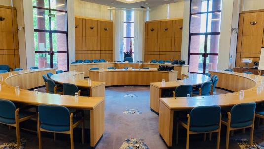Council Chamber at Surrey Heath House