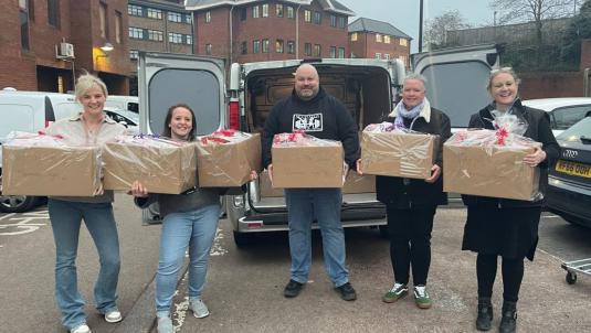 Food hamper donations