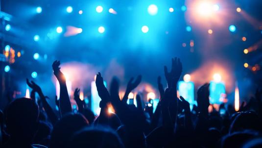 People dancing in a club