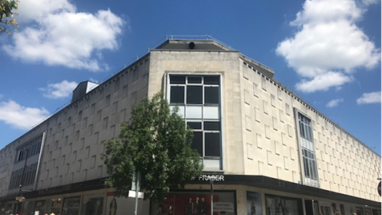 exterior of the former house of fraser building