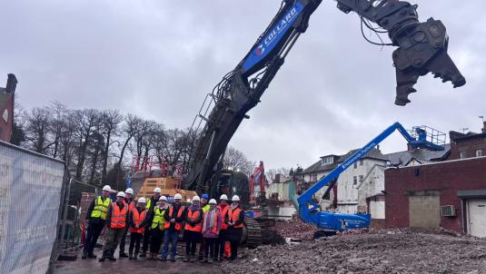 London Road Demolition site