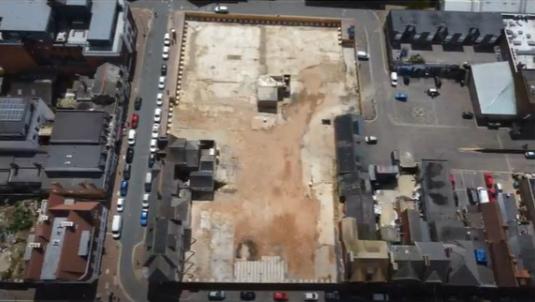 Cleared London Road Development site