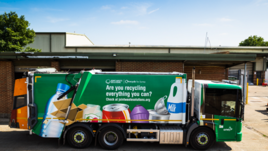 Recycling lorry