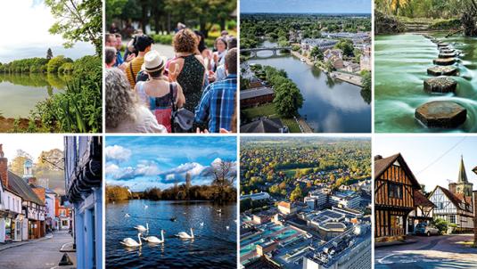 Landmarks from across East and West Surrey