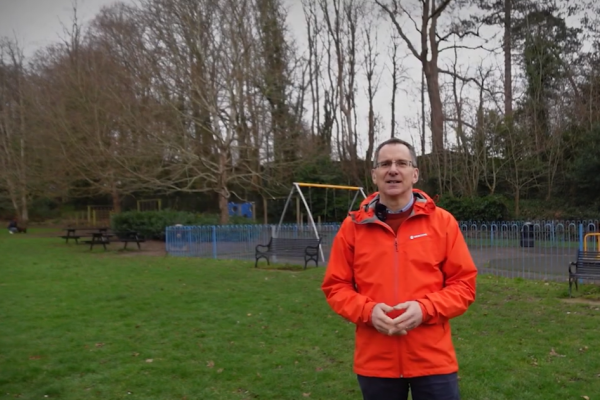 Leader of Surrey Heath Borough Council giving an update on the annual plan and Council Tax