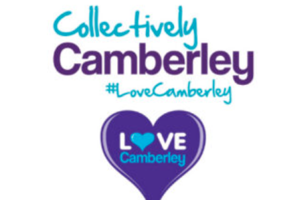 Collectively Camberley logo with purple heart 