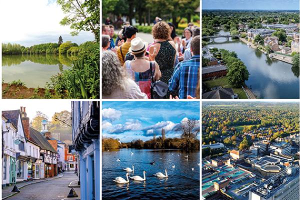 Landmarks from across East and West Surrey