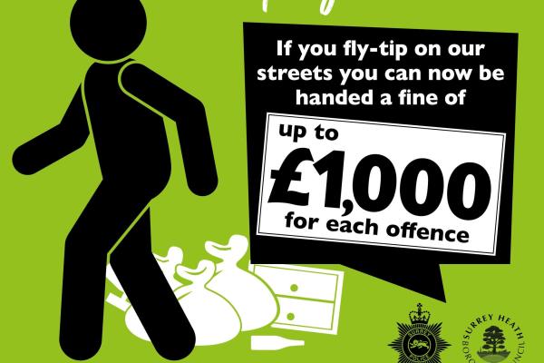 Fly tipping graphic