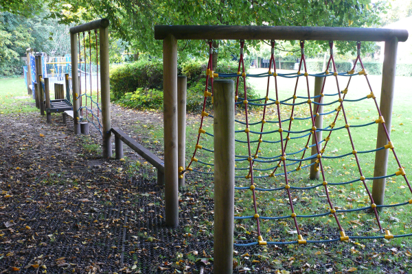 Climbing frame at Camberley Park