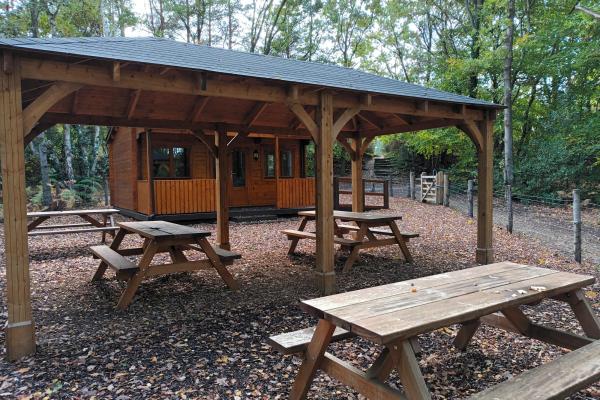 Education hut at Lightwater Country Park