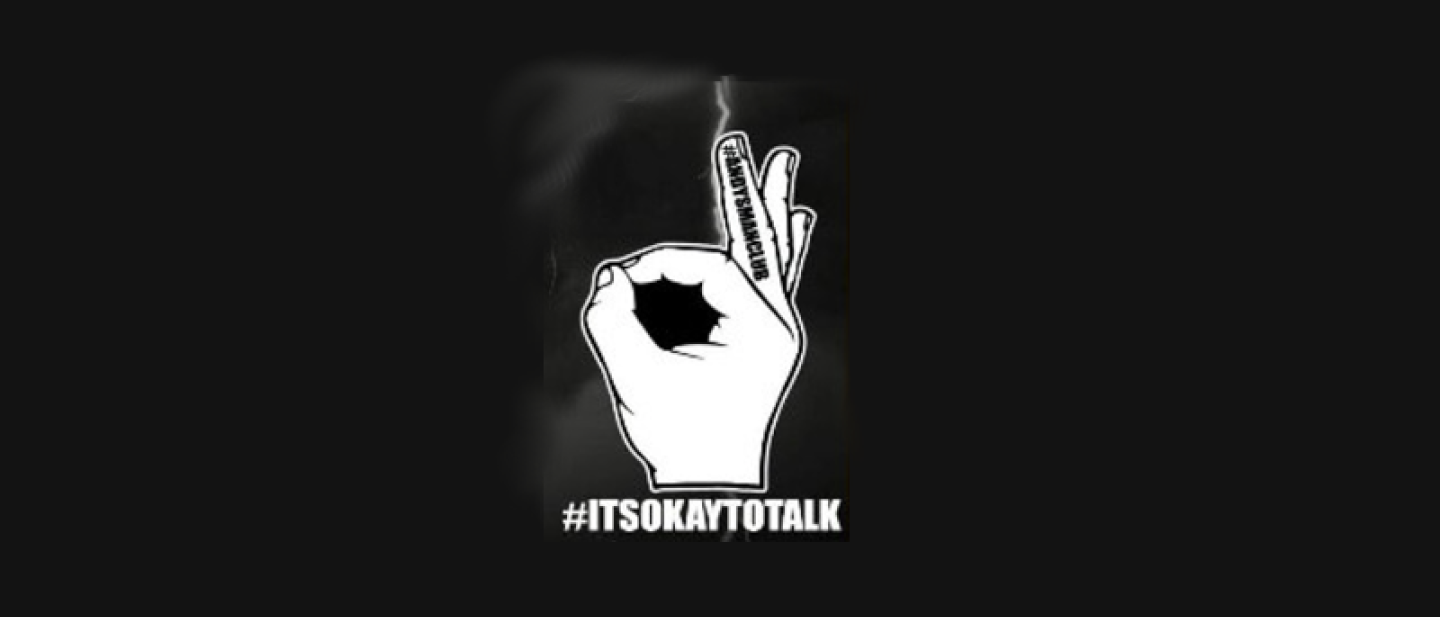 Andy's Man Club. It's ok to talk.