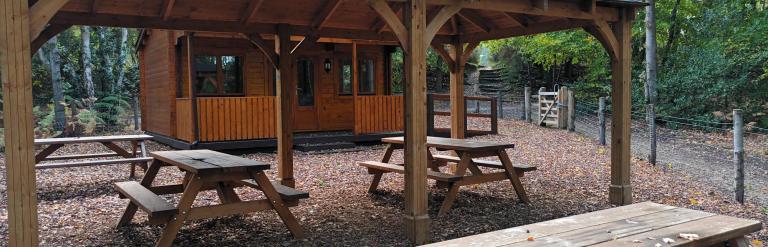 Education hut at Lightwater Country Park