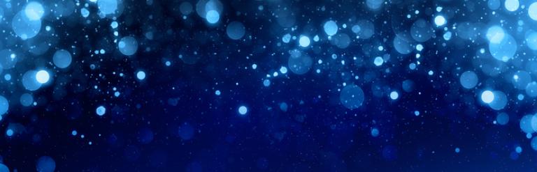 decorative dark blue background with light blue circles