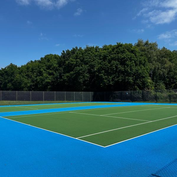 Surrey Heath’s new park tennis courts