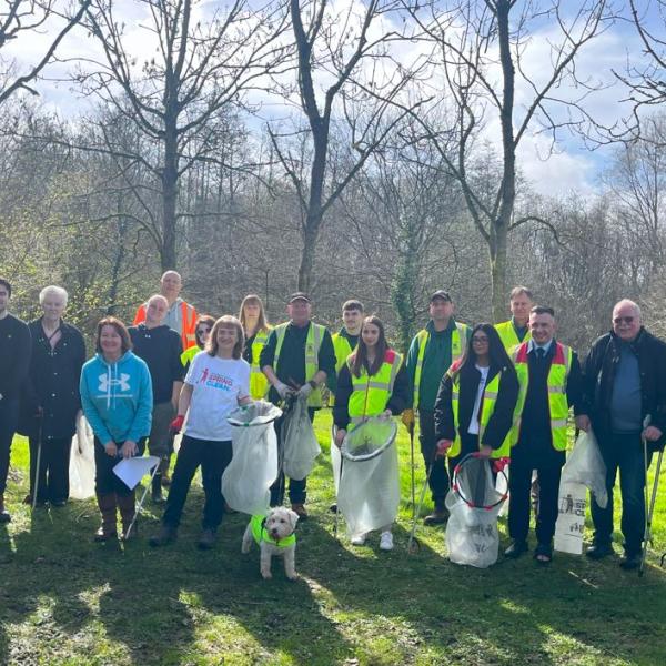 Great British Spring Clean litter pick 