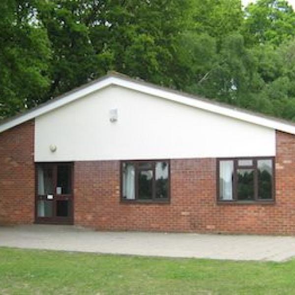 Red brick pavilion in West End