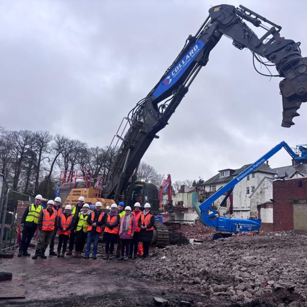 London Road Demolition site