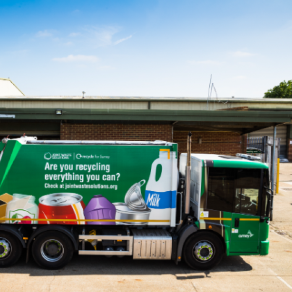 Recycling lorry