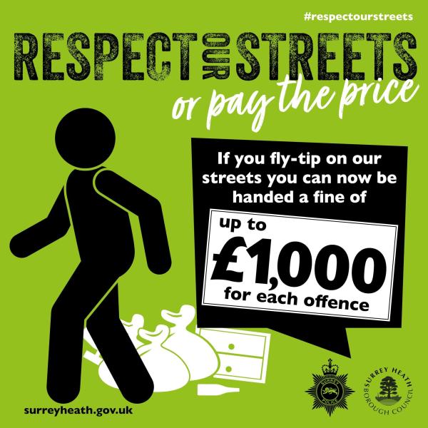 Fly tipping graphic