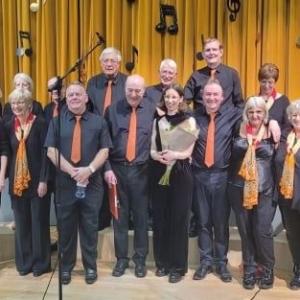 The members of the Phoenix Choir all gathered together