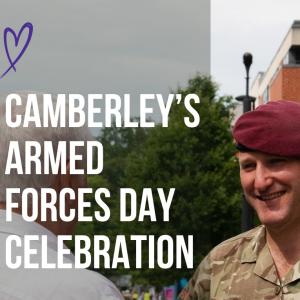 Camberley's Armed Forces Day celebration